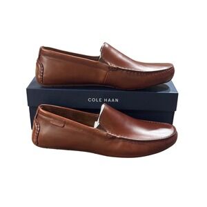 Cole Haan Grand+ Venetian Mens Loafers Woodbury Leather C38825 Size 11M